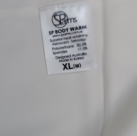 SParms Sun Protection Body Warm High Neck Golf Mock White Mens Size XL - Picture 8 of 13